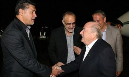 FIFA president visits Iran
