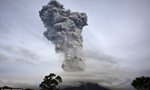 Thousands evacuated after Sumatran volcano erupts - VIDEO