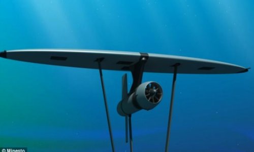 Underwater kites that look like the Starship Enterprise will harness 'liquid breezes'