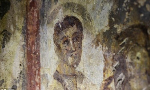 Frescoes hinting that women held power in the early Church -