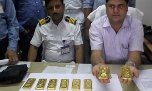 Panning for gold: hidden bullion found in Indian plane's toilet