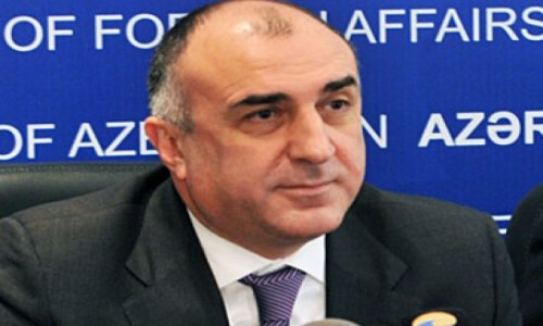 Azeri foreign minister speaks at ECO meeting in Tehran