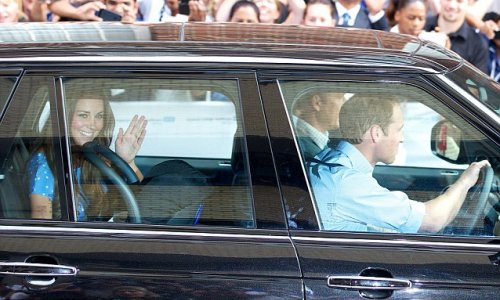 Kate and Wills' £250,000 bulletproof Bentley - PHOTO+VIDEO