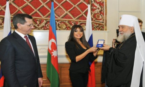Leyla Aliyeva awarded medal 'For merits before the Volgograd region'