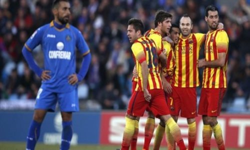 Barcelona come from two down to hammer Getafe