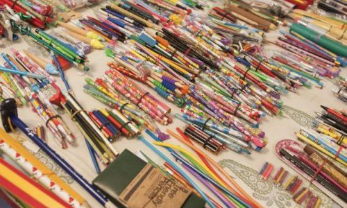 Teenager has the largest collection of pencils - PHOTO