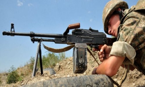 Armenians continue firing on positions of Azerbaijani Army