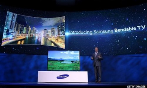 Samsung unveils its Bendable TV