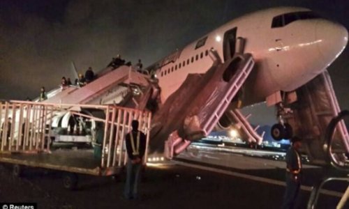 Body parts that fell from the sky onto Saudi city