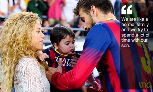 Gerard Pique and Shakira: Power couple a normal family - PHOTO