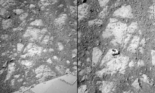 Mystery rock spotted on Mars