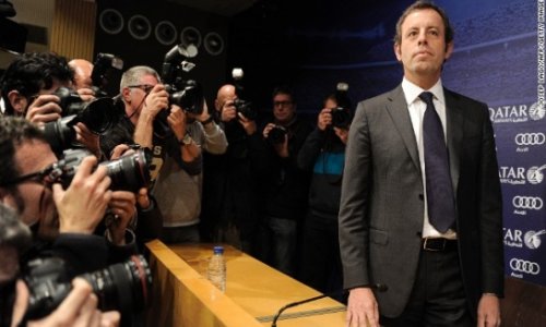 Barcelona president Sandro Rosell resigns amid Neymar row