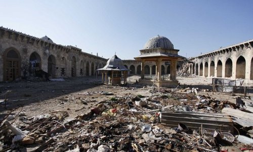 Pictures show how Syria's 5,000-year heritage is being buried - PHOTO