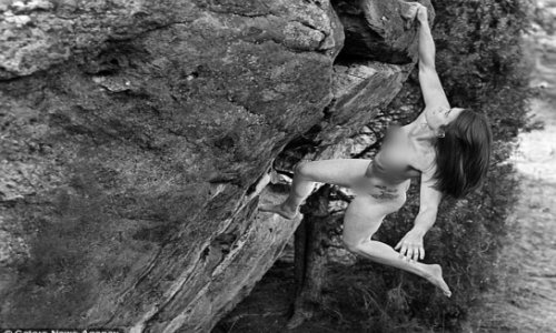 Bare women climb mountains all over the world for 'Stone Nudes' calender - PHOTO