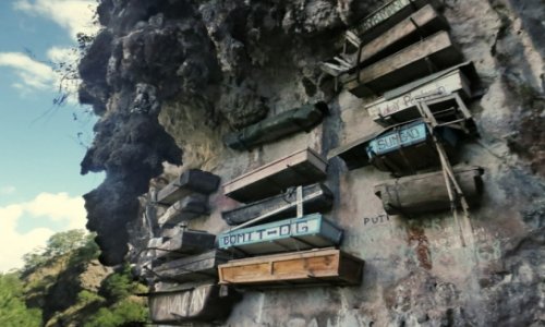 The hanging coffins of Sagada - PHOTO