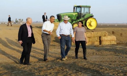 Obama pledges help for drought-stricken California