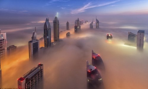 Dubai in the sky - PHOTO