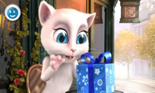 No, the Talking Angela app is not dangerous for your children