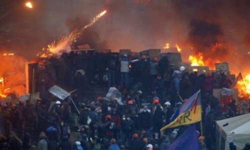 25 people are dead as Kiev burns