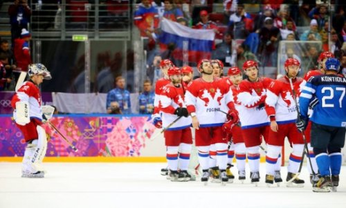 In Hockey Loss, Russian Pride Yields to Gloom