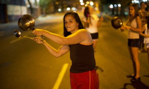 Venezuelan students are furious - PHOTO