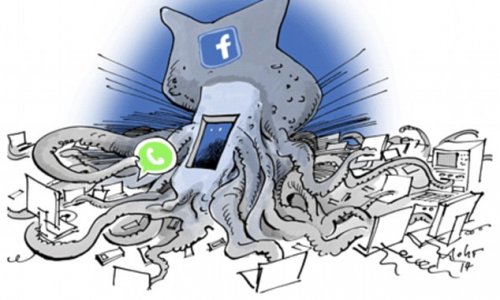 German newspaper depicts Mark Zuckerberg as big-nosed octopus - PHOTO