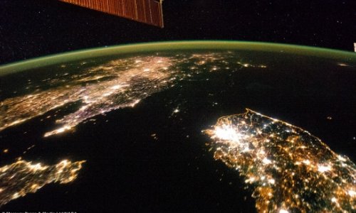 Satellite photo shows much of North Korea shrouded in darkness