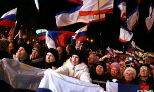 Crimea result makes "a mockery" of democracy, says Hague