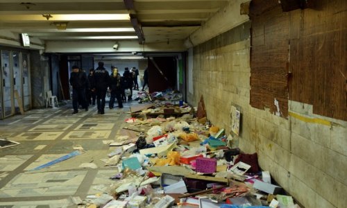 Demolition of shops at metro stations in Azeri capital - PHOTO