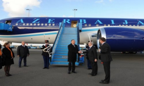 Azerbaijan`s President arrives in Netherlands for working visit