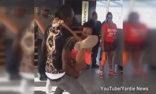 WARNING GRAPHIC: Usain Bolt 'daggers' a girl in Trinidad - VIDEO