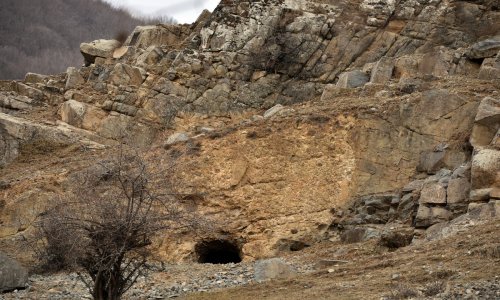 Historical monuments: ancient Albanian temple in Hajikand - PHOTO