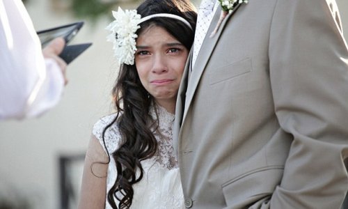 Dying father sees his 11-year-old down the 'aisle' - PHOTO+VIDEO