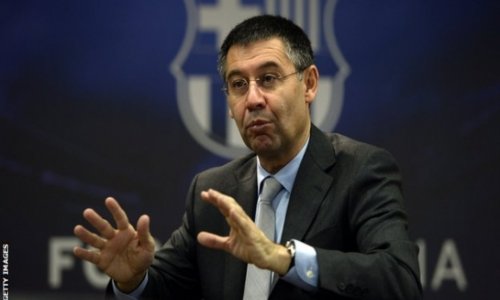 Barcelona transfer ban an injustice - president Josep Maria Bartomeu