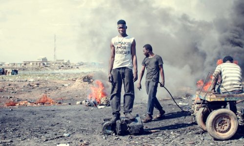 Dumping grounds such as this one, dubbed the world's biggest e-waste site - PHOTO