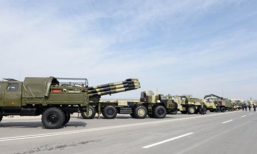 Azeri president inspects army base in Naxcivan - PHOTO