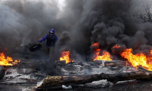 Ukrainian president says it is 'war' between his country and Russia - PHOTO