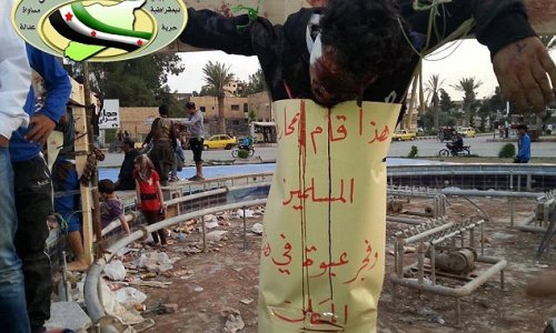 Islamic extremists execute two men in the most public way - PHOTO