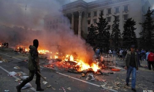 Dozens killed in Odessa fire amid clashes