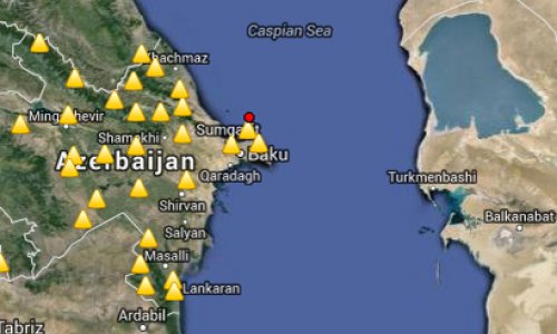 В азербайджанском секторе Каспия произошло землетрясение