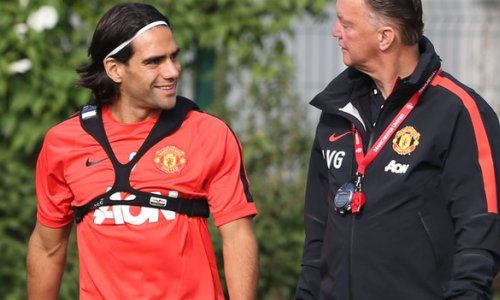 Man Utd's Radamel Falcao only fit for 20 minutes - Louis Van Gaal