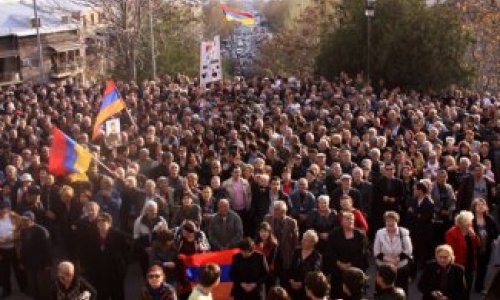Очередной митинг армянской оппозиции - ВИДЕО