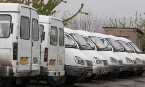В Ереване бастуют водители маршруток