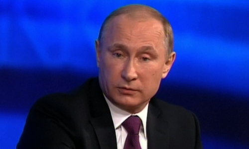 Putin: 'We're not warmongers'