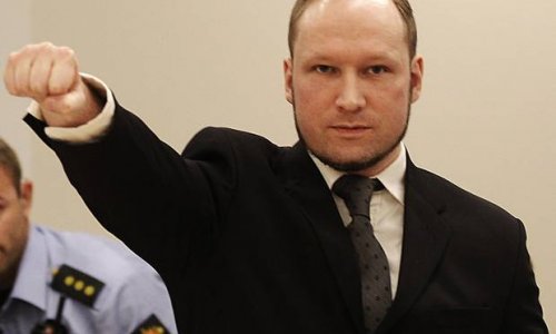 Terrorist Breivik tries to set up fascist network from his prison cell