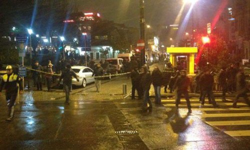 İstanbulda polis şöbəsinə hücum olub, 2 ölü, 1 yaralı - FOTOLAR