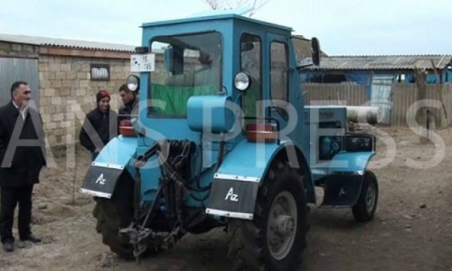 Azərbaycanda qeyri-adi traktor - FOTO