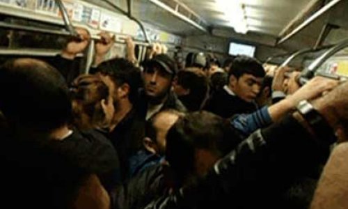 Драка в бакинском метро