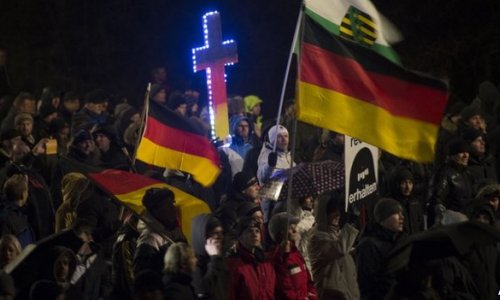 German leaders attend Muslim community rally