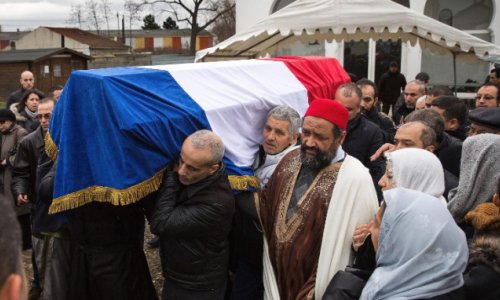 Defiance, sorrow as terror victims are mourned in France, Israel